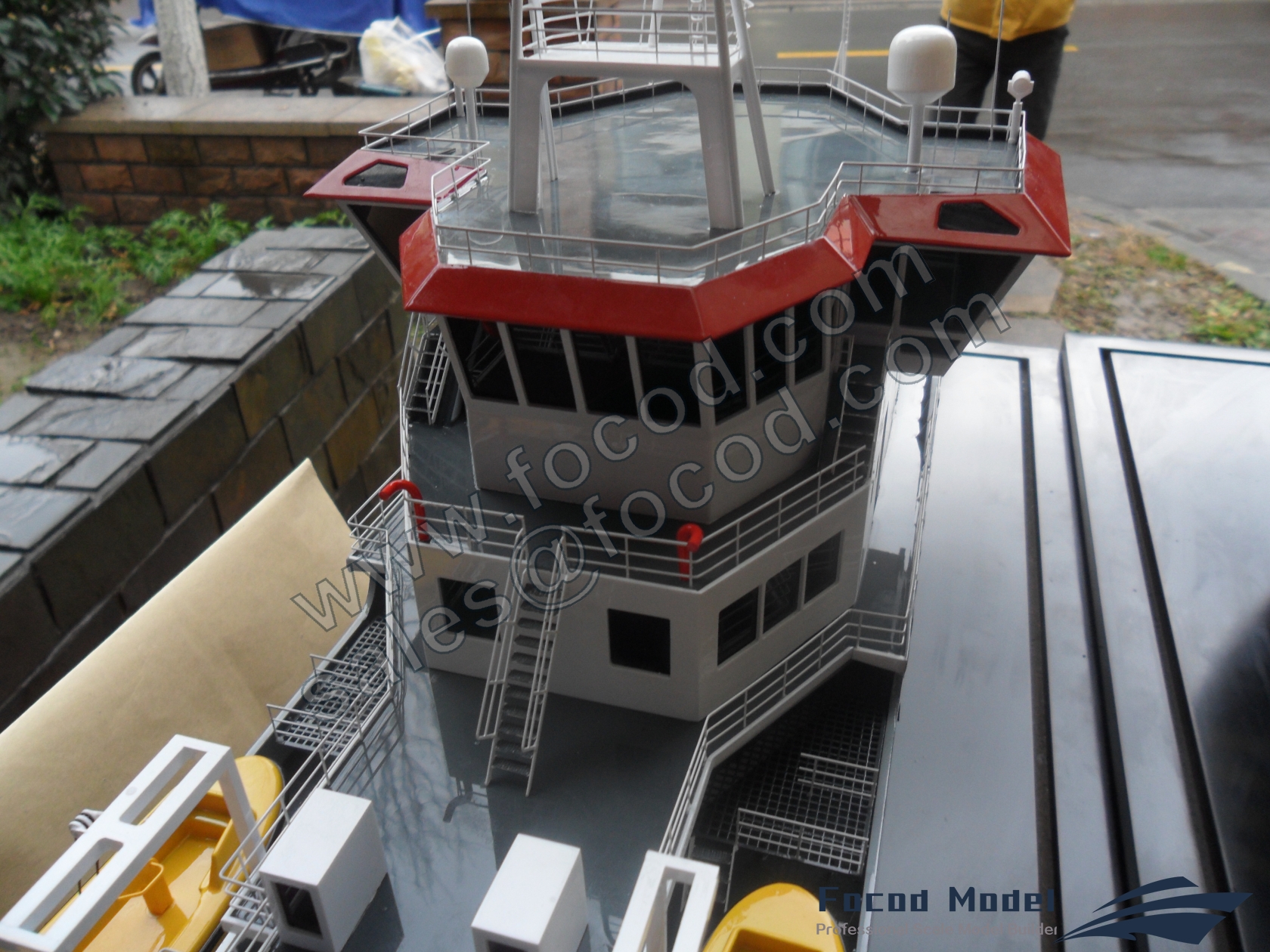 customized model of 81.5m Pilots Boat